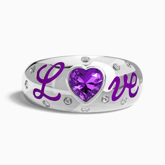 Promise Love Ring - Amethyst