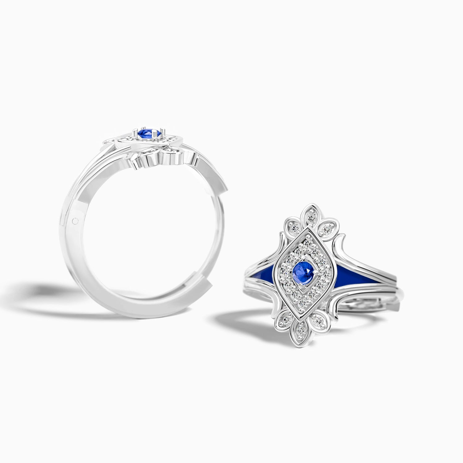 Eagle's Feather Earrings - Sapphire - Serene Western