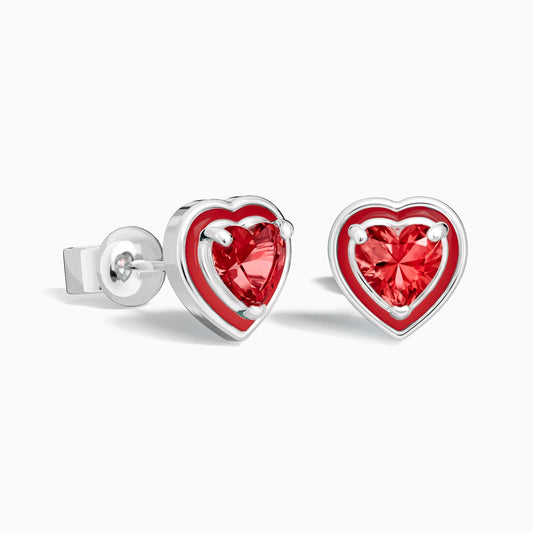 Loyal Heart Earrings - Ruby - Serene Western