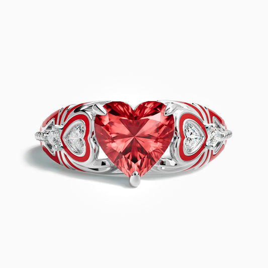 Loyal Heart Ring - Ruby - Serene Western