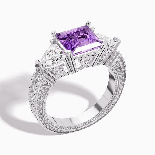 Tidal Embrace Ring - Amethyst - Serene Western
