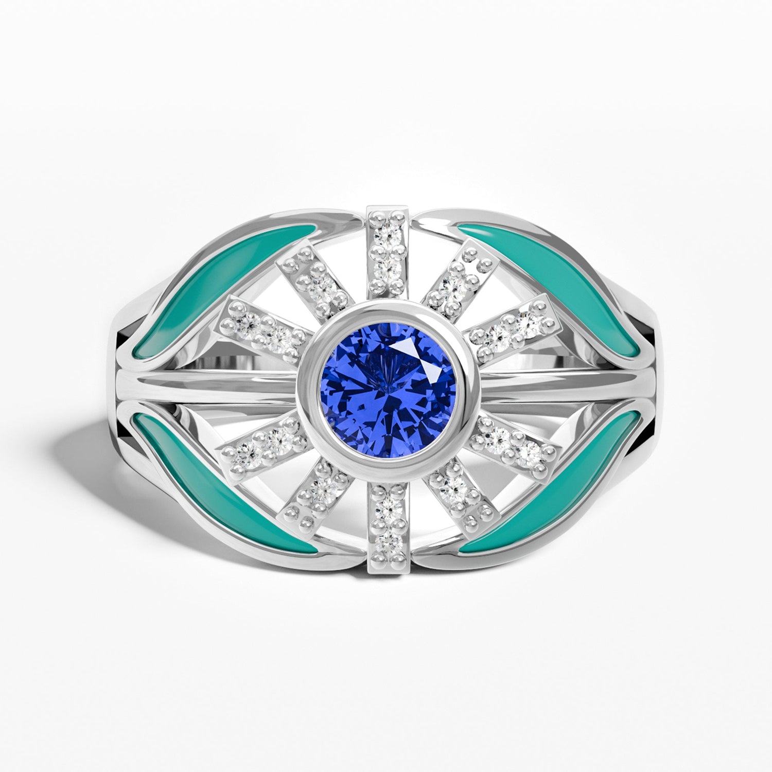 Wheel of Fortune Ring - Sapphire - Serene Western