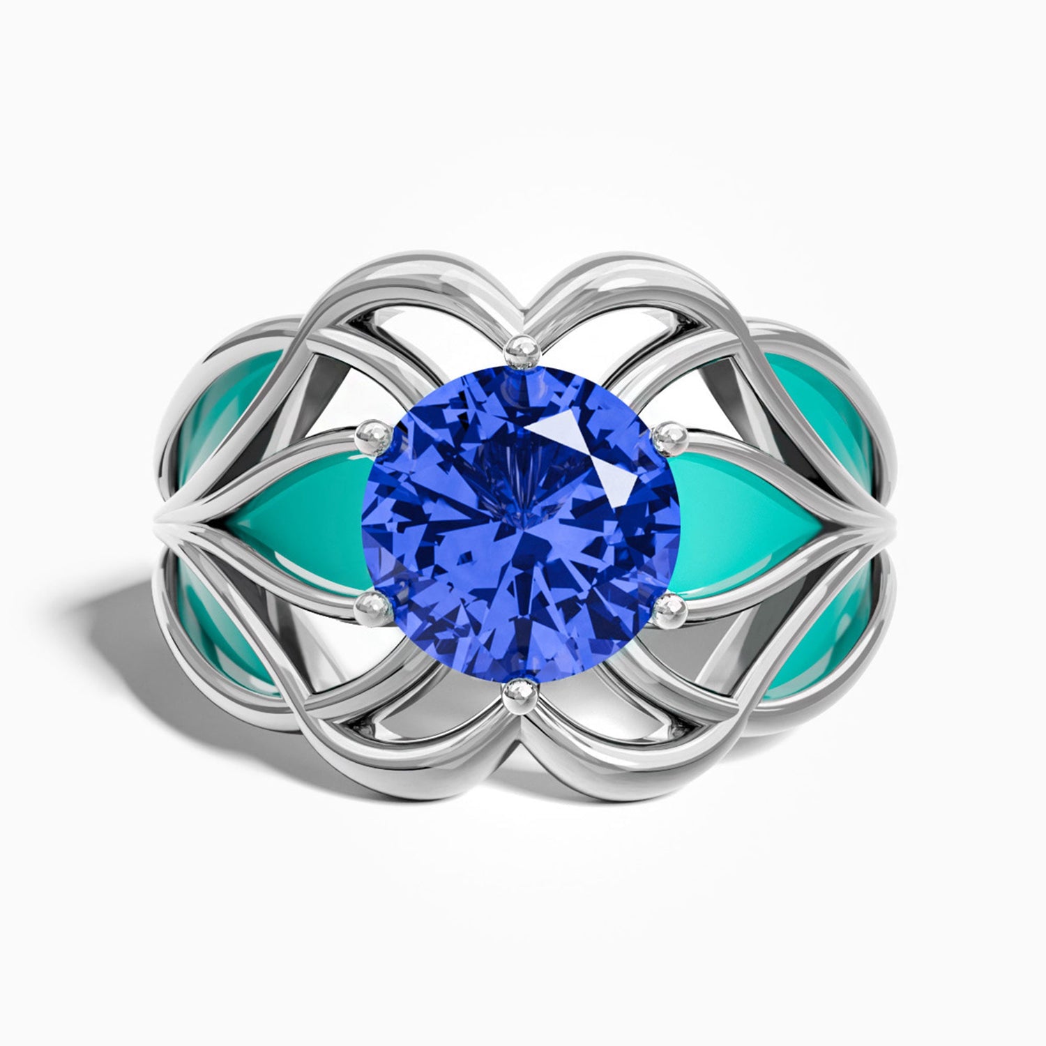 Wild Surges Ring - Sapphire - Serene Western