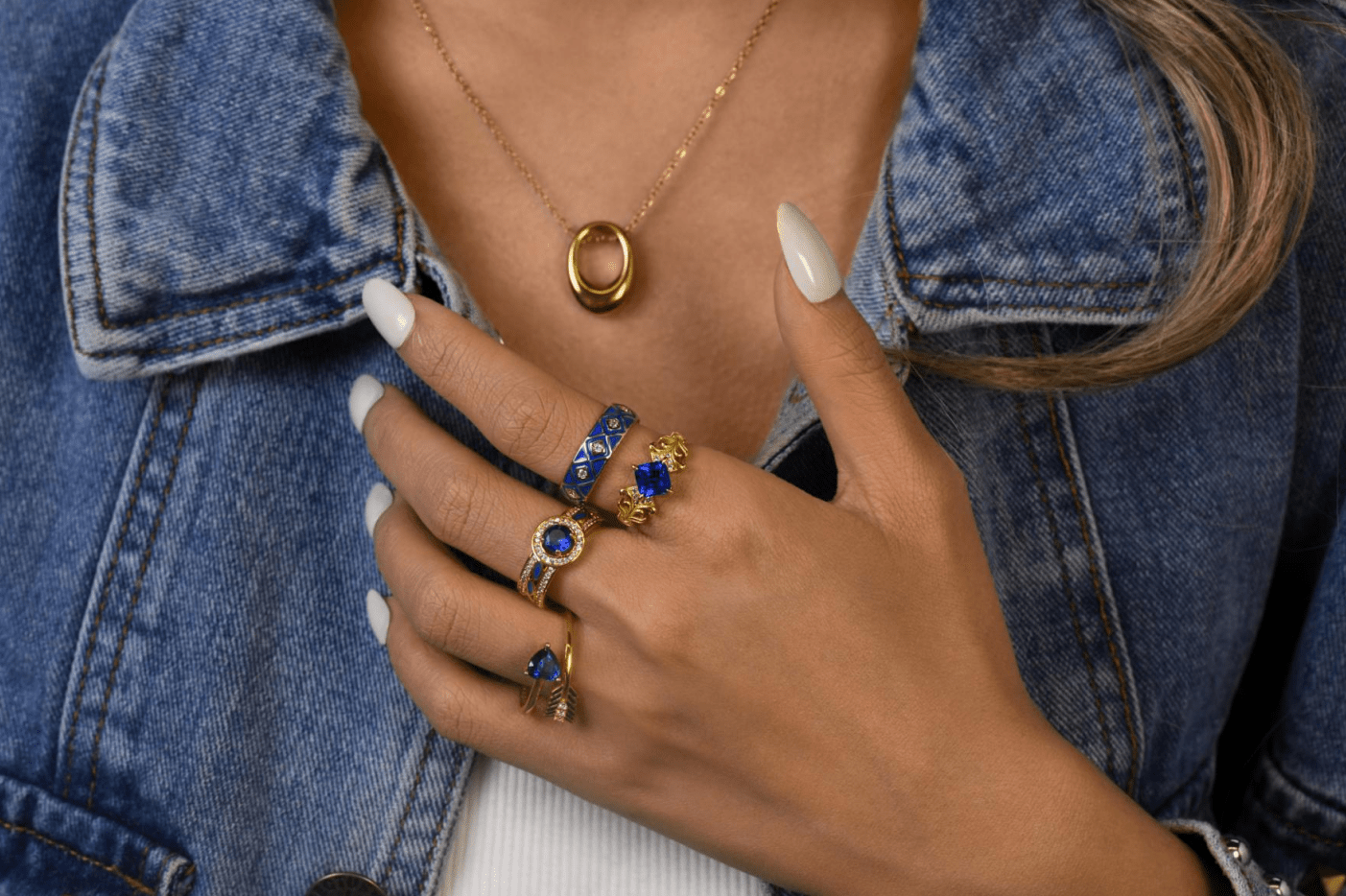 Born Under Sapphire Skies: A September Story in Jewelry - Serene Western