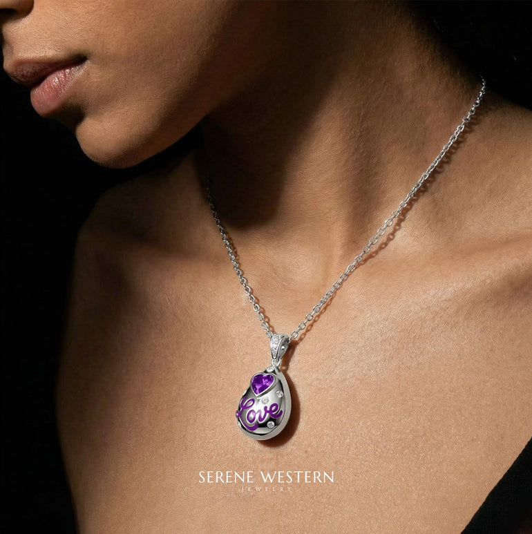 Colier Zephyr în formă de lacrimă