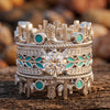 Saguaro Trail Ring Set - Moissanite