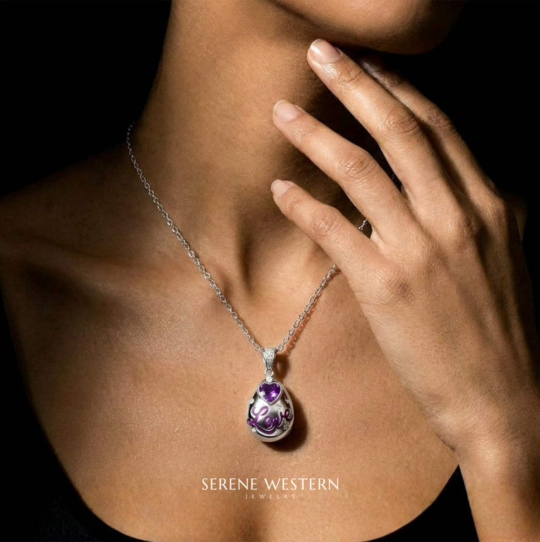 Colier Zephyr în formă de lacrimă