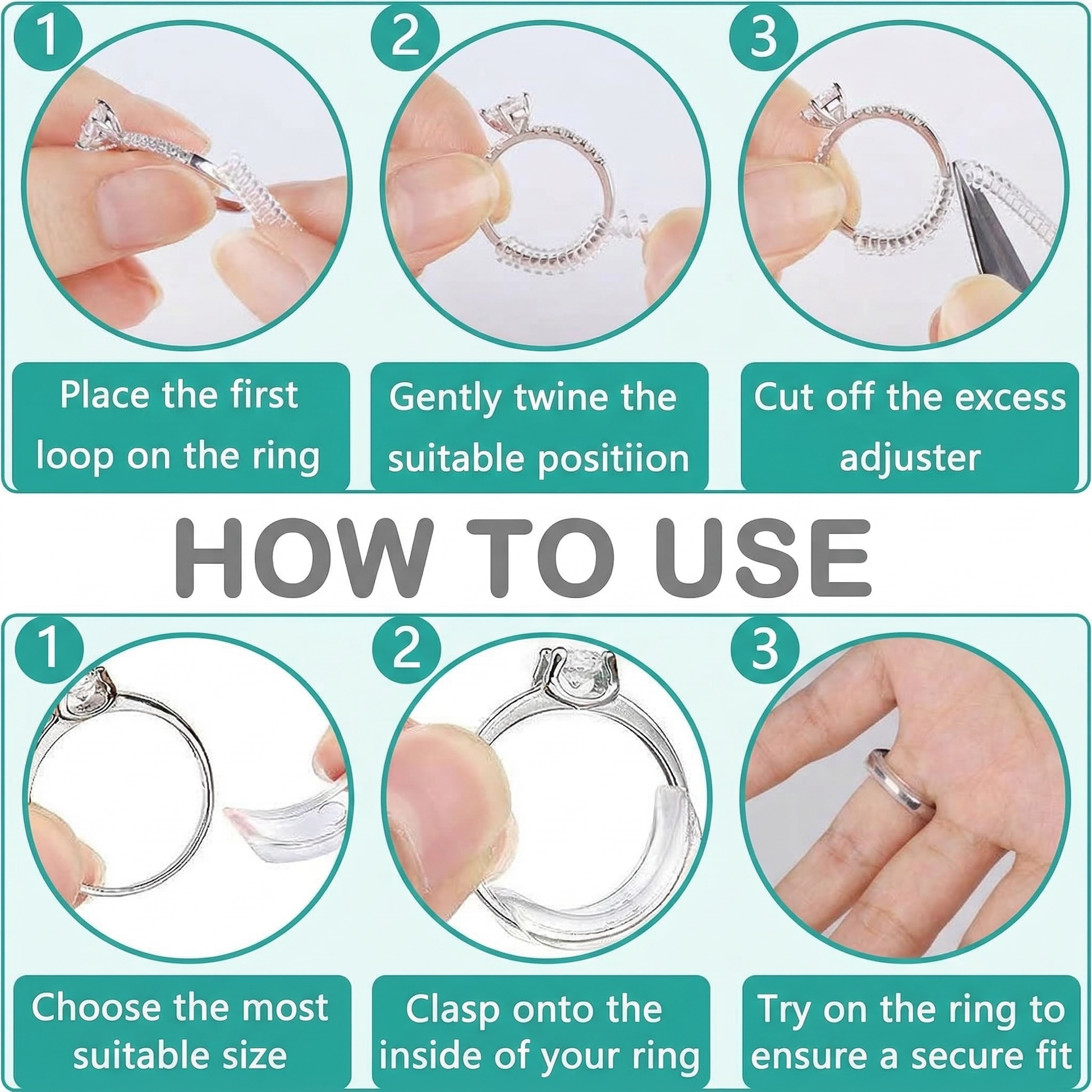 Invisible Ring Size Adjuster