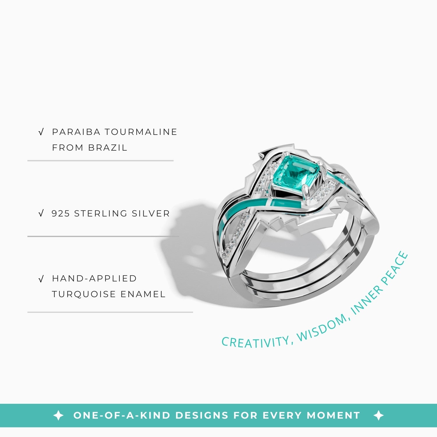 Cascading Ridges Ring