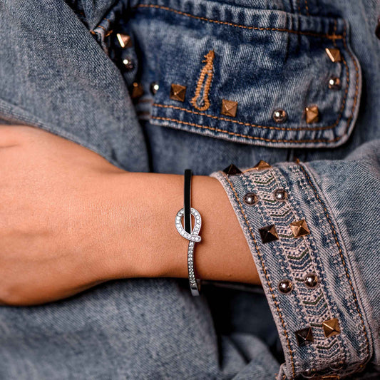 Knotted Power Bracelet - Black