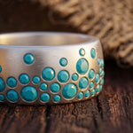 Nebula Drop Ring - Turquoise design detail - Serene Western thumbnail