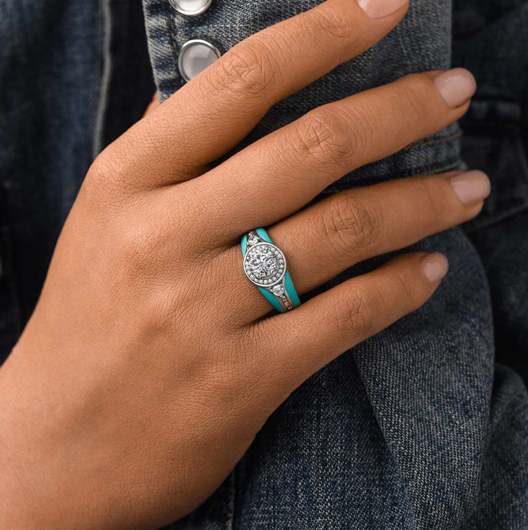 Brave Belt Ring - Moissanite