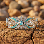 Frontier Whirlwind-armband - Akvamarin