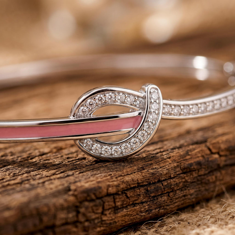 Knotted Power Bracelet - Pink