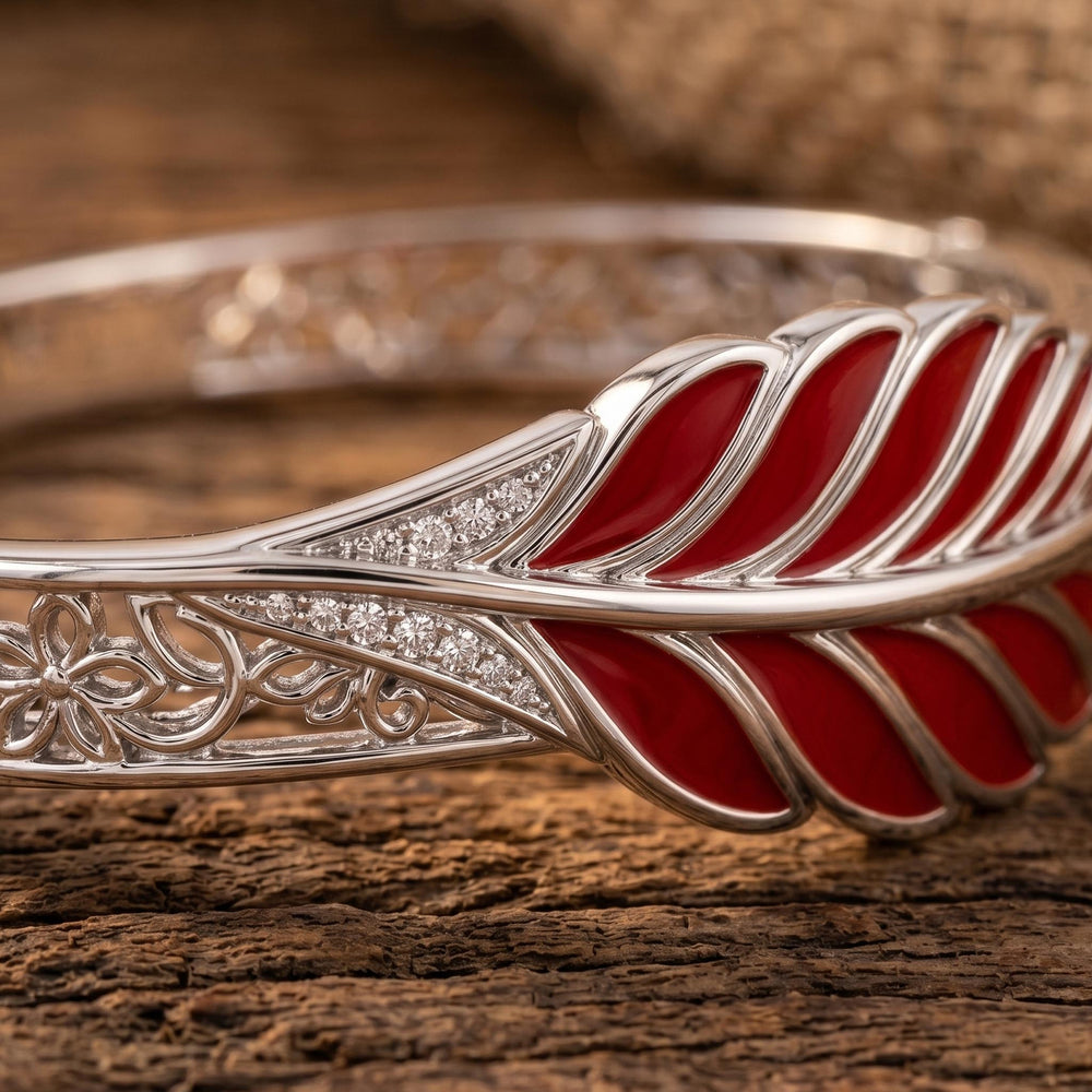 Mesa Quill Bracelet - Red