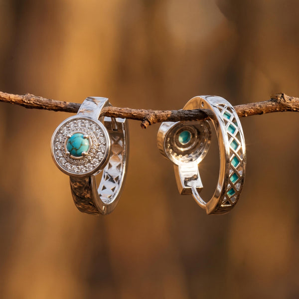 Competitive Spirit Earrings - Turquoise