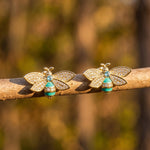 Hive Echo Earrings Aquamarine 925 Sterling Silver product photo thumbnail