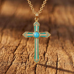 Meridian Lumen Cross Necklace thumbnail