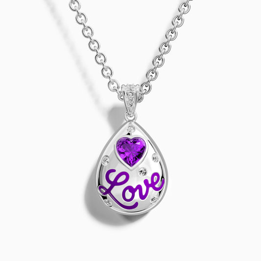 Promise Love Necklace - Amethyst