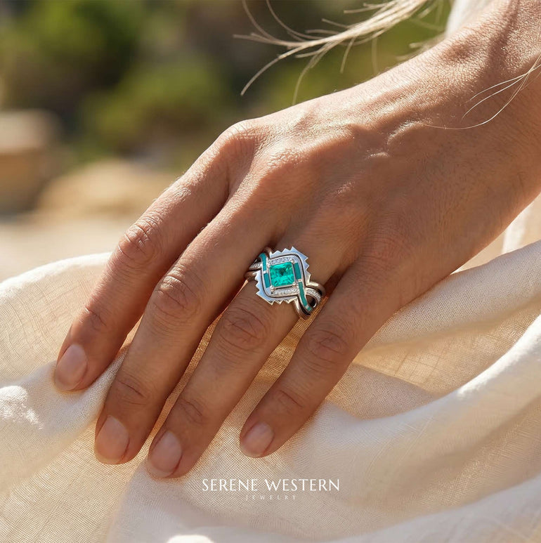 Cascading Ridges Ring