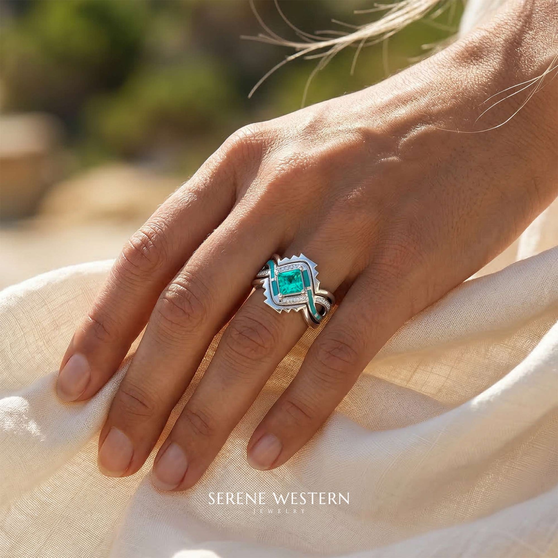 Cascading Ridges Ring