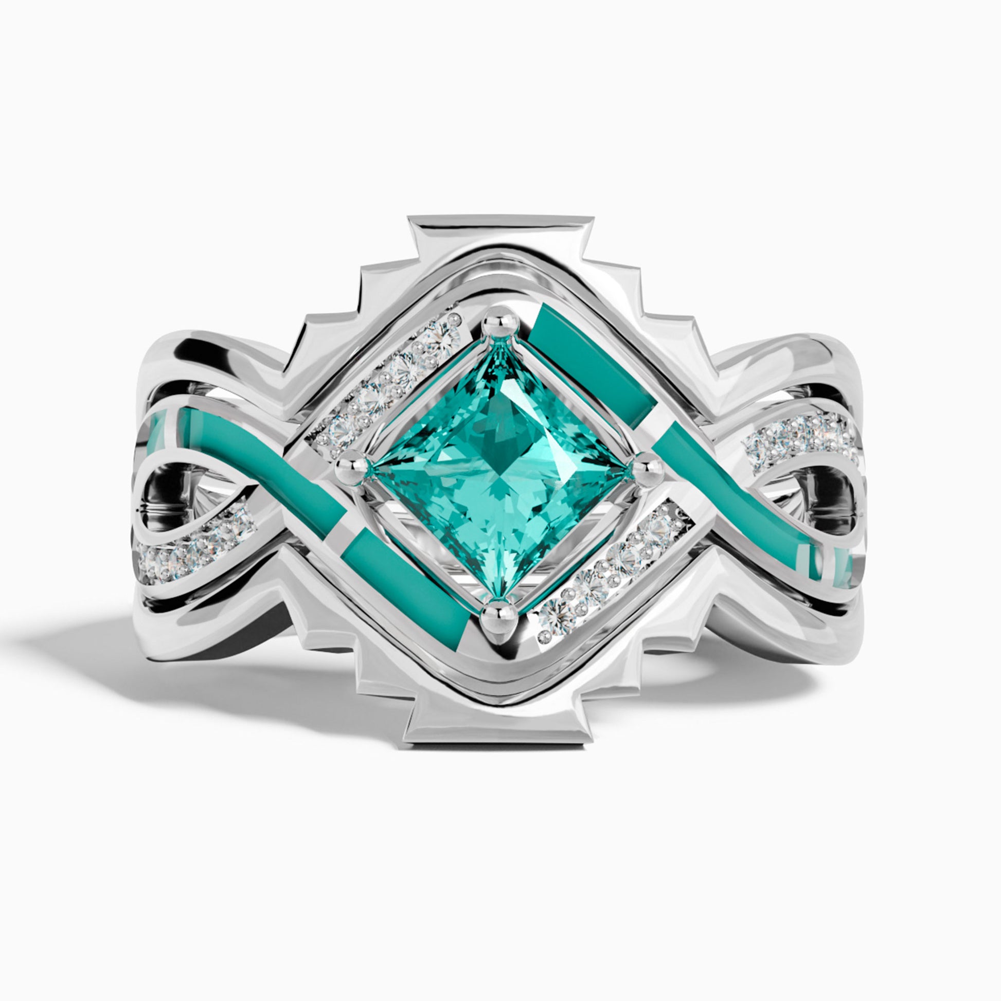 Cascading Ridges Ring