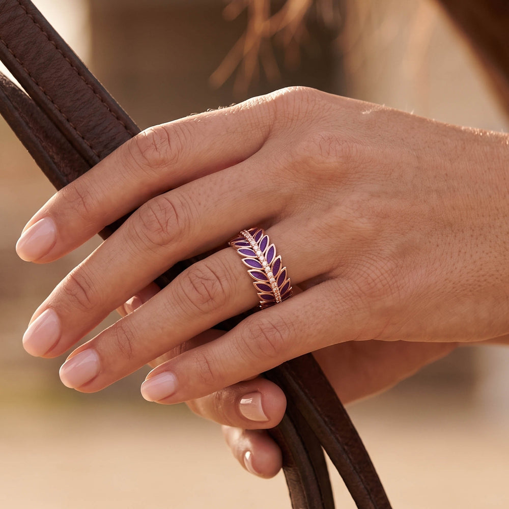 Anillo Eternal Spring - Morado