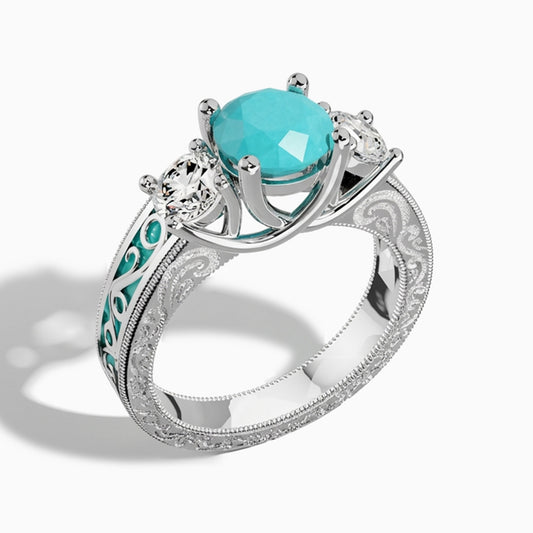 Century Romance Ring - Turquoise