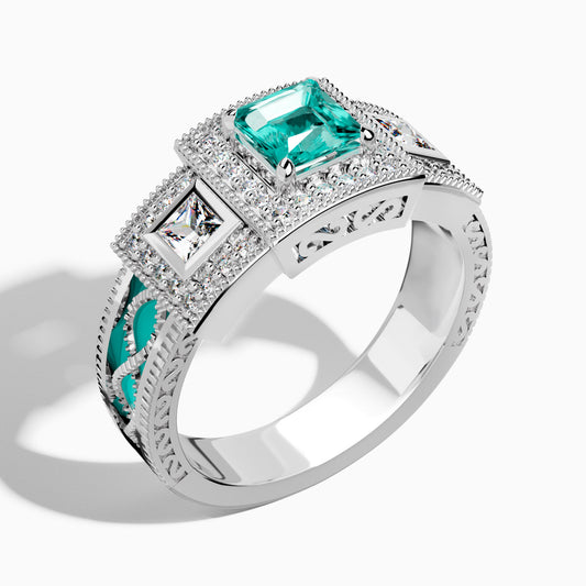 Azure Lighthouse Ring - Akvamarin