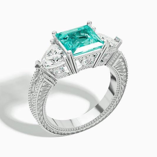 Tidal Embrace-ring - Akvamarin