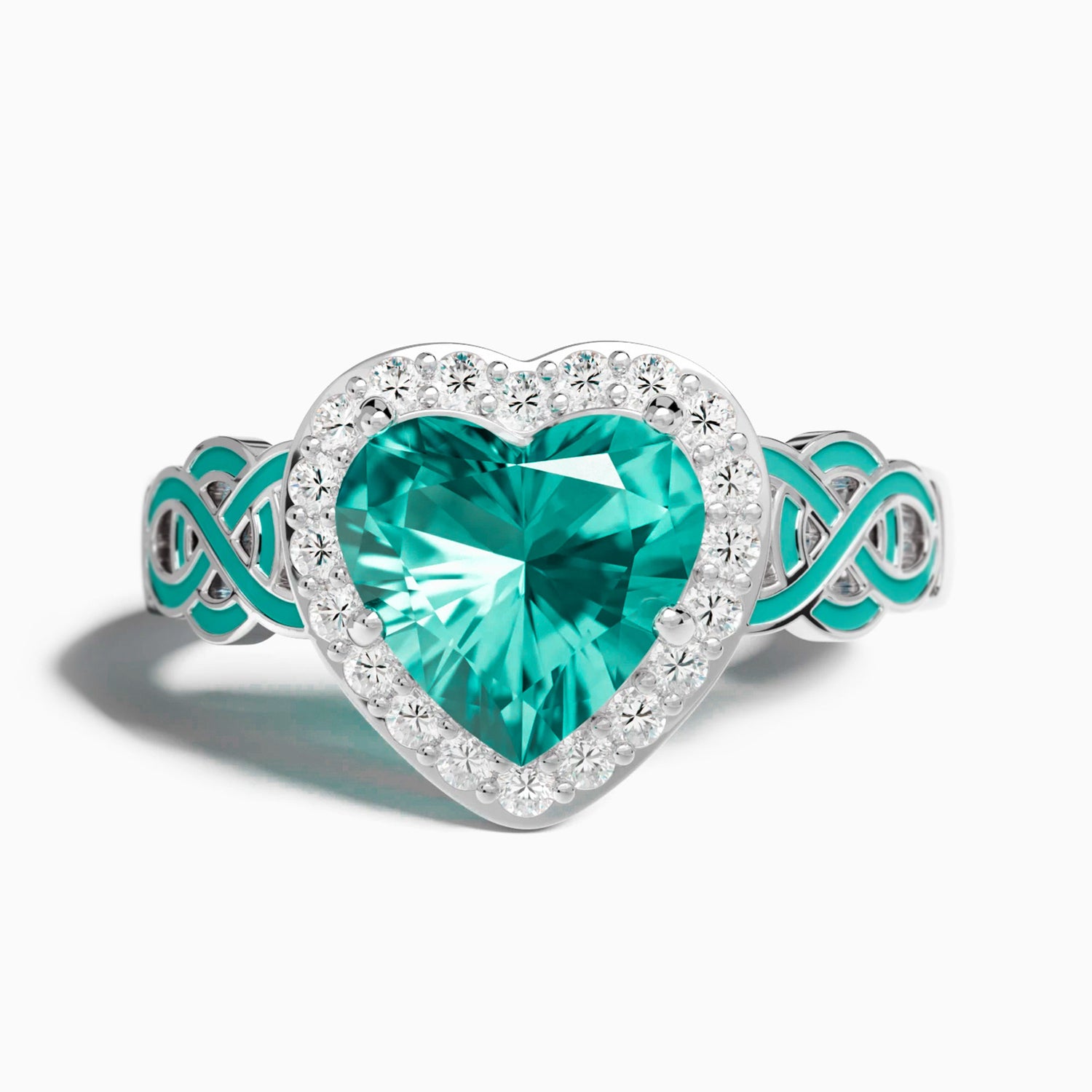 Löfte Rosering - Akvamarin