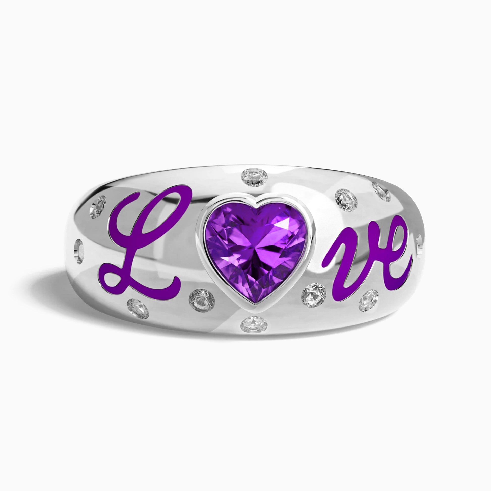 Promise Love Ring - Amethyst