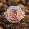 Zyra Core Ring - Rose Quartz