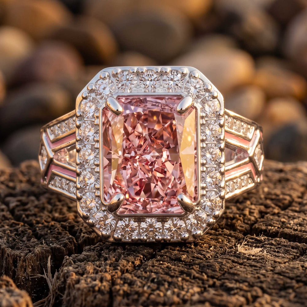 Zyra Core Ring - Rose Quartz