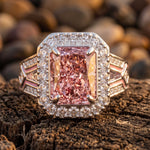 Zyra Core Ring - Rose Quartz thumbnail