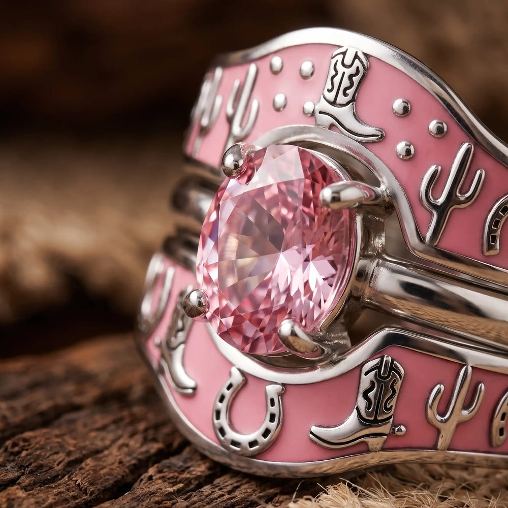 Lucky Rodeo Ring - Rose Quartz