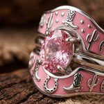 Lucky Rodeo Ring - Rose Quartz thumbnail