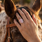 Lucky Rodeo Ring - Rose Quartz thumbnail