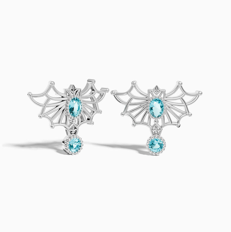 Aether Weave Earrings - Aquamarine - Serene Western