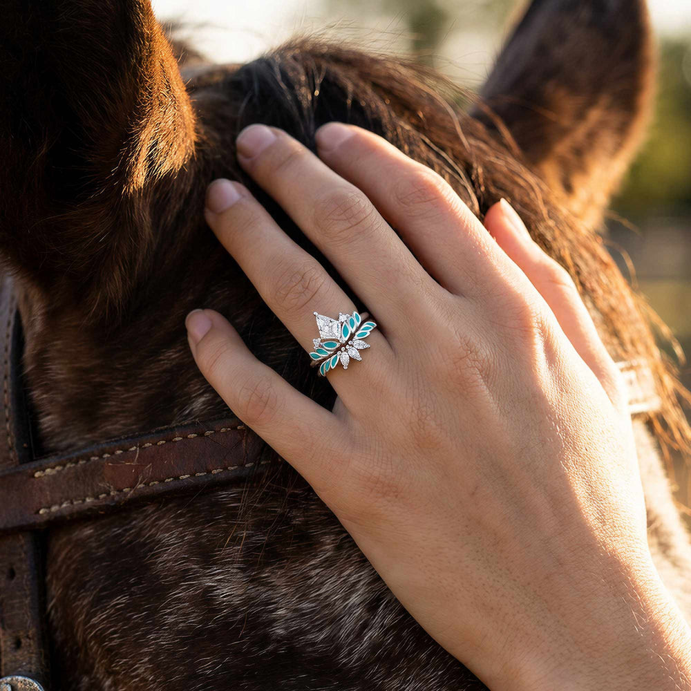 Anthea Harmony Ring - Moissanite - Serene Western