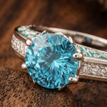 Antler Bloom Ring - Aquamarine - Serene Western thumbnail