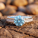 Antler Bloom Ring - Aquamarine - Serene Western thumbnail