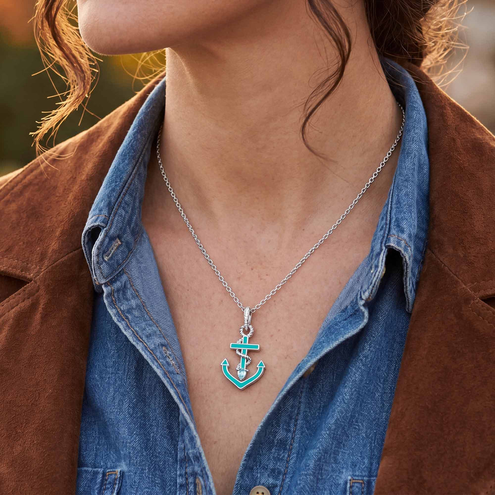 Aqua Haven Necklace - Aquamarine - Serene Western