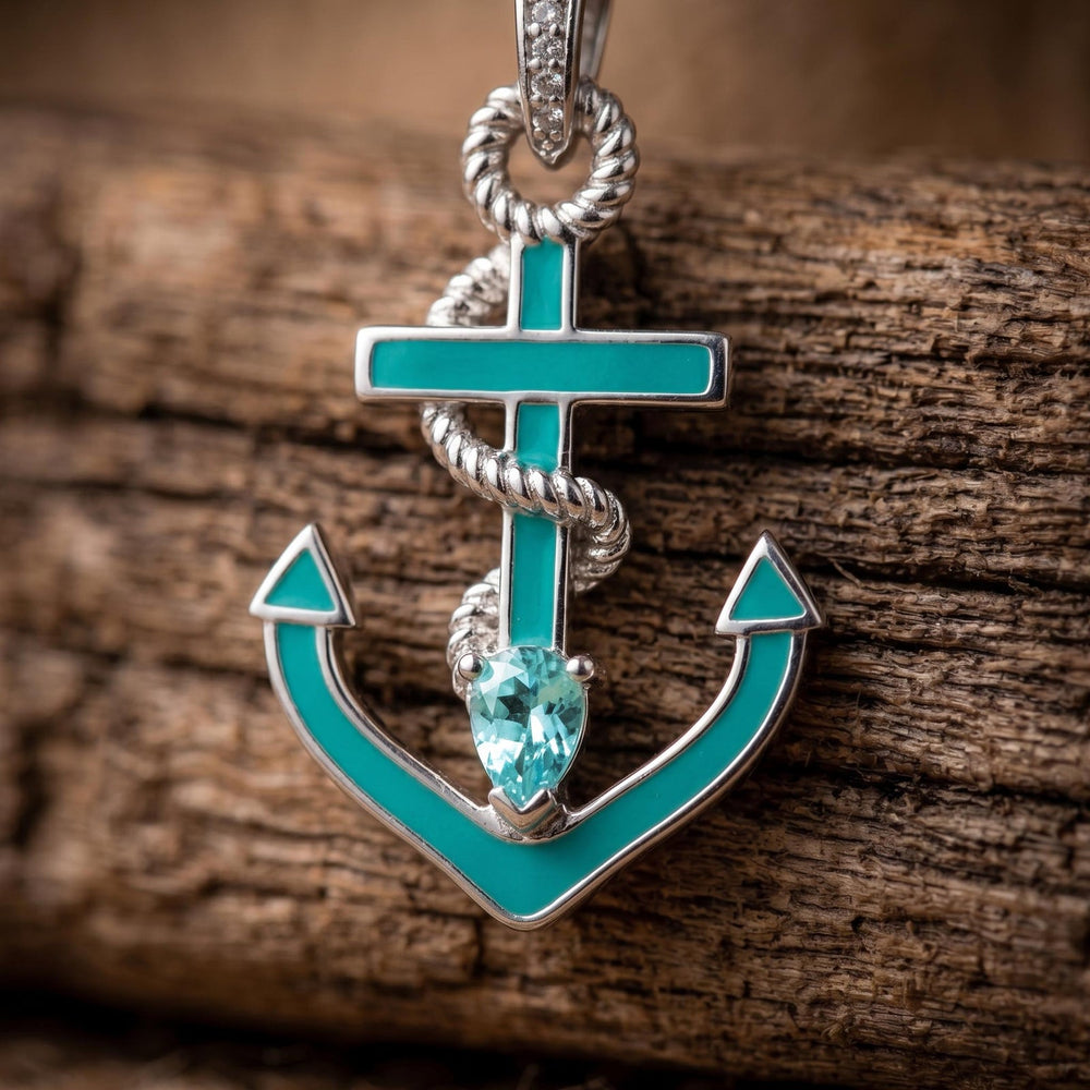Aqua Haven Necklace - Aquamarine - Serene Western