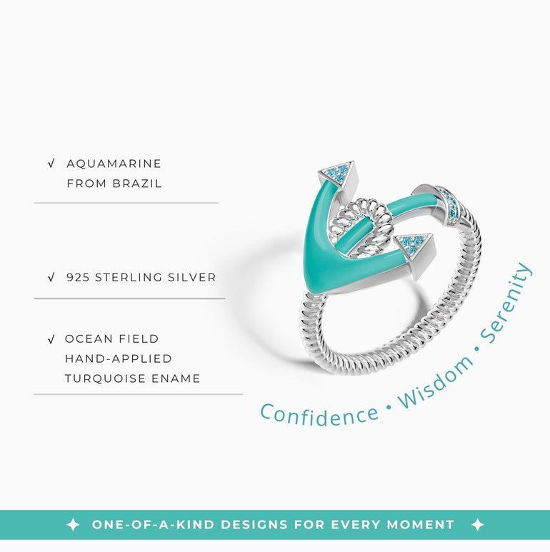 Aqua Haven Ring - Aquamarine - Serene Western