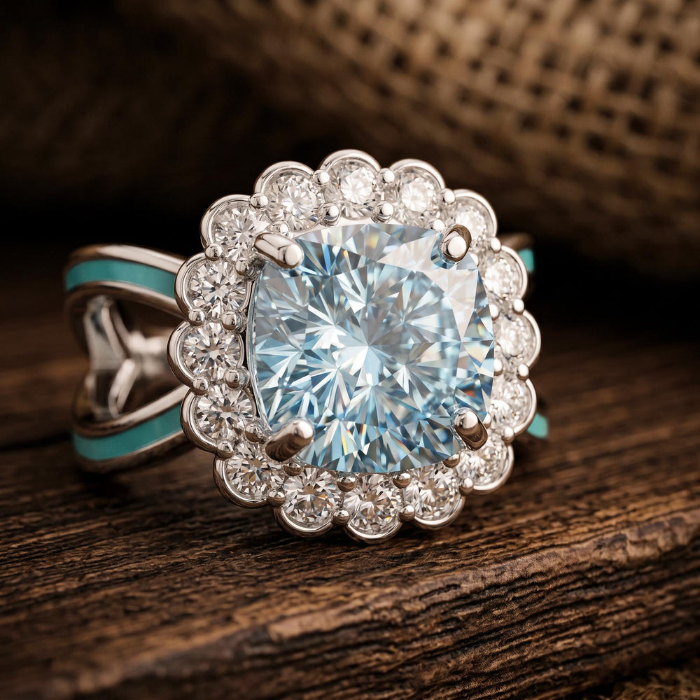Aureli Bloom Ring - Aquamarine - Serene Western