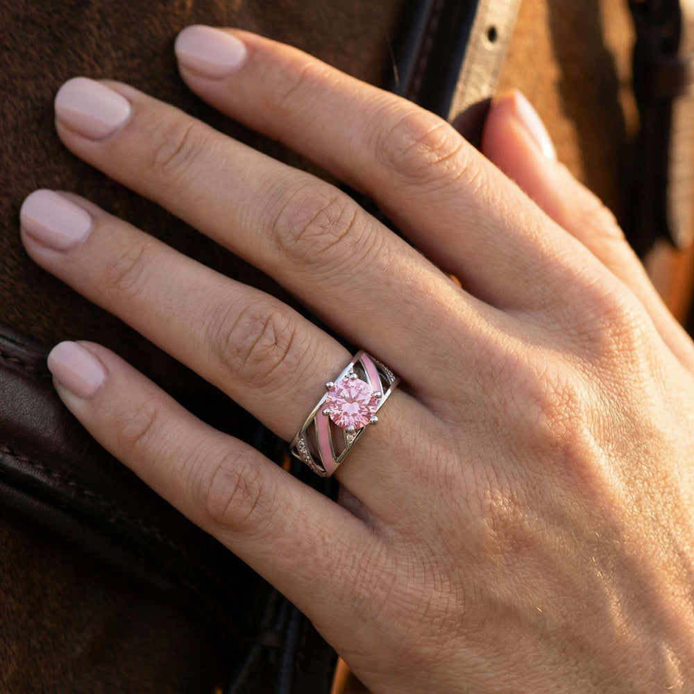 Aurora Veil Ring - Rose Quartz - Serene Western
