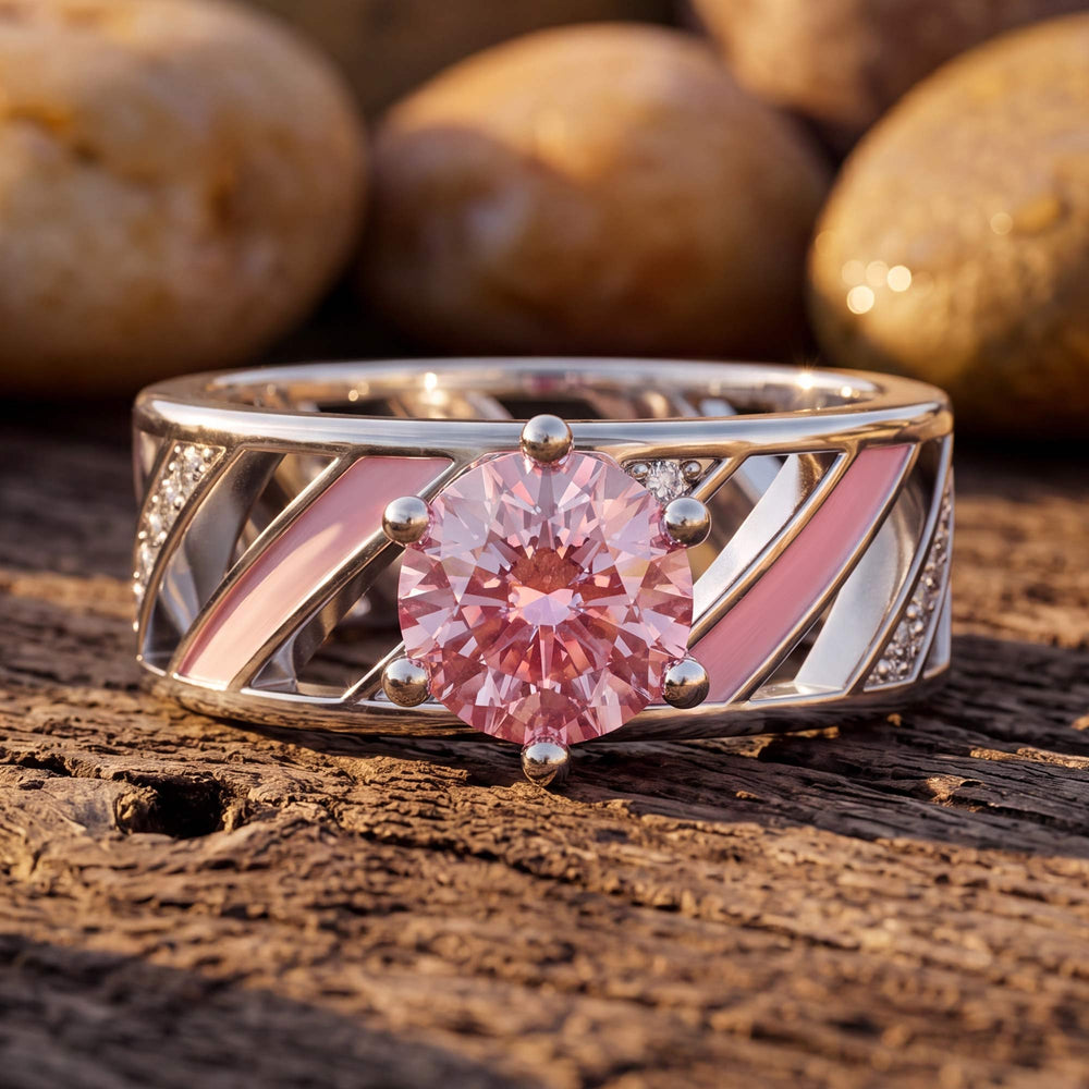 Aurora Veil Ring - Rose Quartz - Serene Western
