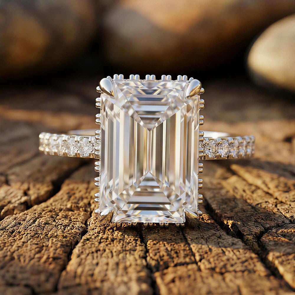 Aurora Whisper Ring - Moissanite - Serene Western