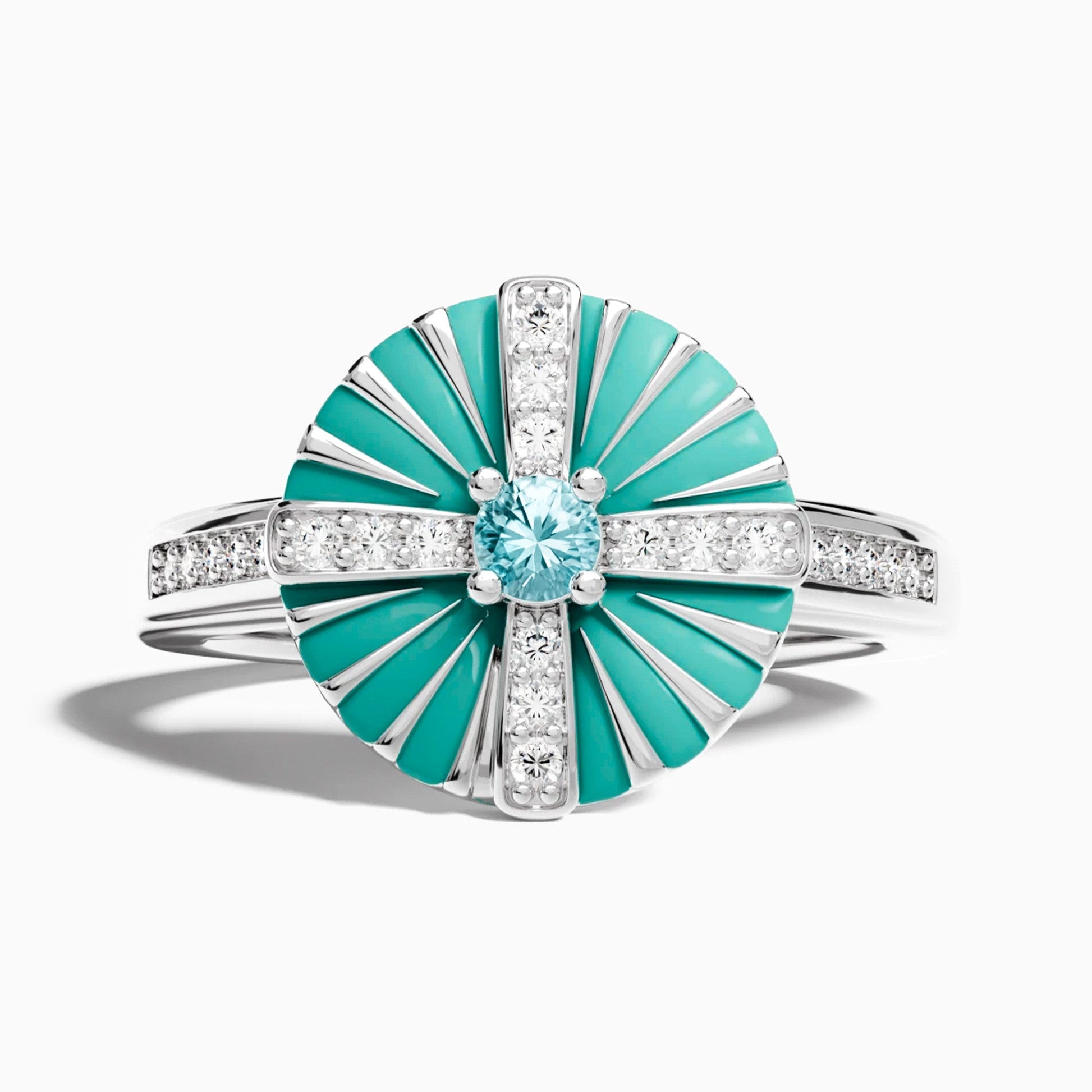 Azure Compass Ring - Serene Western